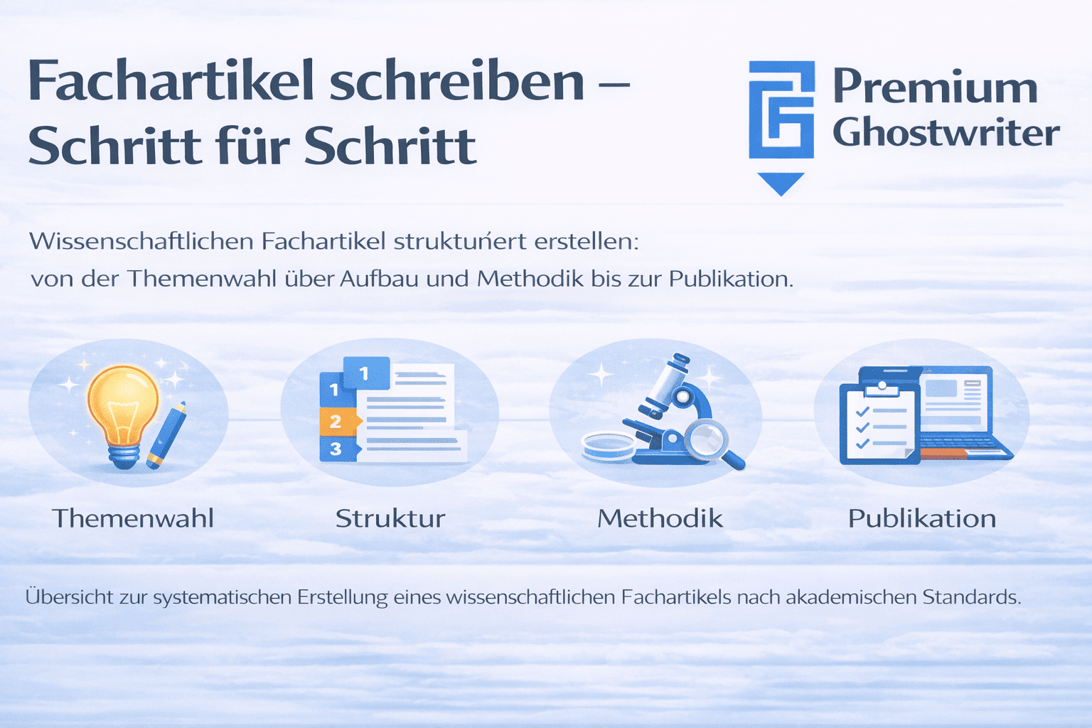 Fachartikel schreiben Schritt für Schritt – Anleitung zur Themenwahl, Struktur, Methodik und Publikation
