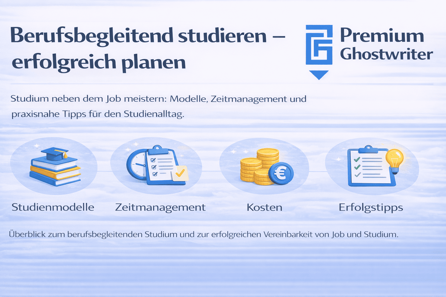 Berufsbegleitendes Studium erfolgreich neben dem Job absolvieren – Modelle, Kosten und Tipps